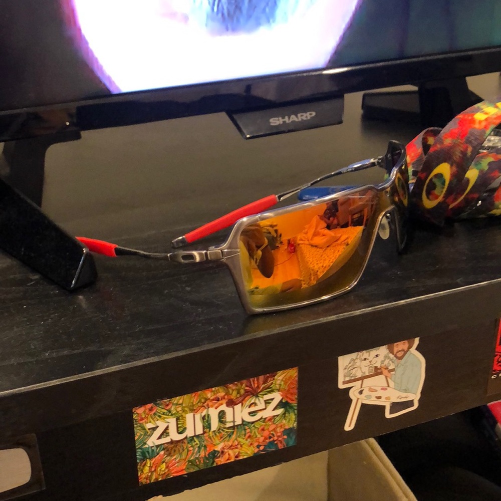 OAKLEY PROBATION FIRE 🔥 LENSES w/ black bag okl